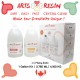 Offer extra 30% ( 4.920 ml )Arts Resin Kit 1 gallon / offer 30% more than the original quantity / 4.920 ml/ 5.500 kg