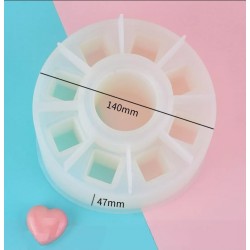 Silicon mold Handmade Makeup Case 14×4.7 Cm Silicon mold Handmade Makeup Case 14×4.7 Cm