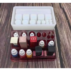 Cilicone mold for cosmetic organizer rectangular 16 x 10 x 7 cm Cilicone mold for cosmetic organizer rectangular 16 x 10 x 7 cm