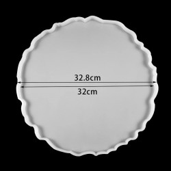 Round zigzag silicone mold large size 32.8 cm Round zigzag silicone mold large size 32.8 cm