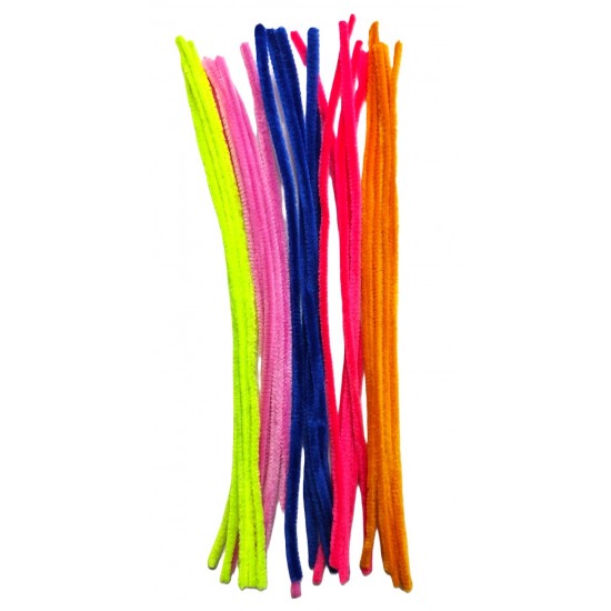 Colorful CHENILLE STEMS set of craft and art supplies 30CM