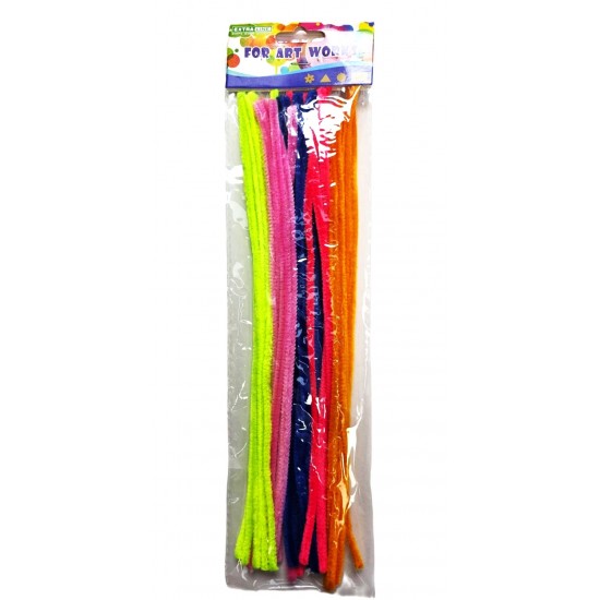 Colorful CHENILLE STEMS set of craft and art supplies 30CM