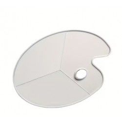 بلته بلاستك 24*30 بيضاوي 3 خانه وسط سادة 