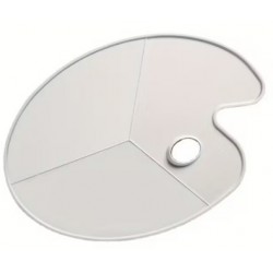 بلته بلاستك 30*43 بيضاوي 3 خانه كبيره سادة 