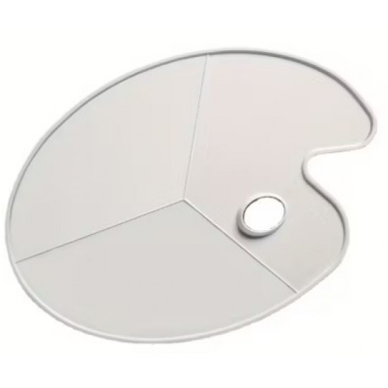 بلته بلاستك 30*43 بيضاوي 3 خانه كبيره سادة 