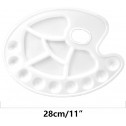 بلته بلاستك 21*28 بيضاوي 14خانه وسط 