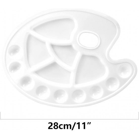 بلته بلاستك 21*28 بيضاوي 14خانه وسط 