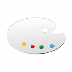 بلته اكريليك 20*30 سماكة 2.6 ملي ملساء وسط سادة 