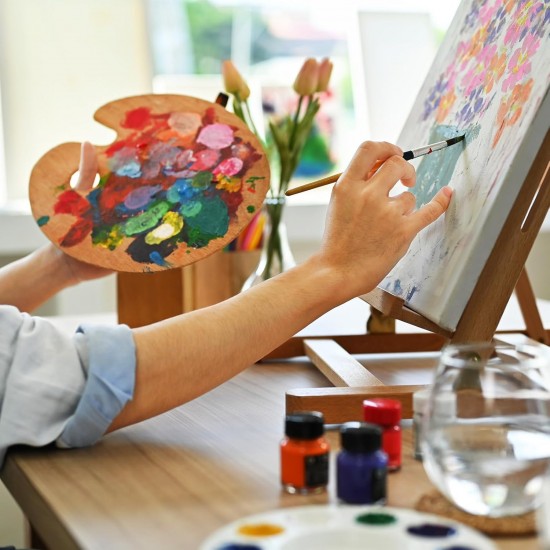 بلته خشب 30*24 بيضاوي وسط