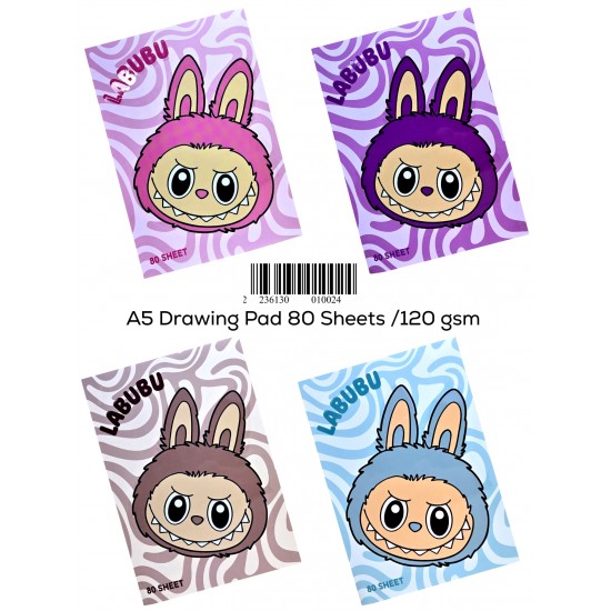 A5 sketchbook, Labobo, 80 sheets, 120 gsm, French Canson