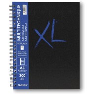 Canson  A4 - 29.7*21 XL-Art Book Mixed Media Artist Spiral Portrait 300gsm : 68 pages 