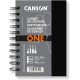 Canson A6-15.2*10.2cm, One Art Book, Drawing Notebook, Fine Grain, 100gsm, Spiral Notebook, Hardcover, White, 96 Sheets Canson A6-15.2*10.2cm, One Art Book, Drawing Notebook, Fine Grain, 100gsm, Spiral Notebook, Hardcover, White, 96 Sheets