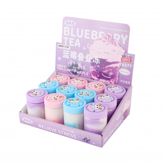 Blueberry Tea Puff Slime 140g