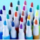 Acrylic markers,24 colors, quick-drying, with a rubber grip, suitable for all surfaces. 