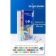 Acrylic markers,48 colors, quick-drying, with a rubber grip, suitable for all surfaces.