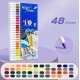 Acrylic markers,48 colors, quick-drying, with a rubber grip, suitable for all surfaces.