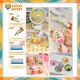 Set of 260 pieces, 16 Colors, 3D Cream Decoden