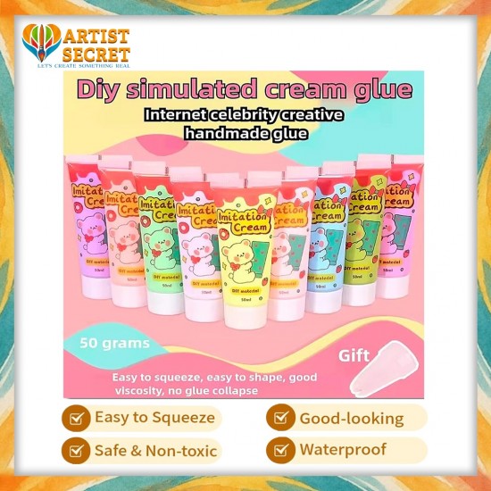 Set of 260 pieces, 16 Colors, 3D Cream Decoden