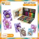 LABUBU Coloring Set, 186 pieces with wooden case