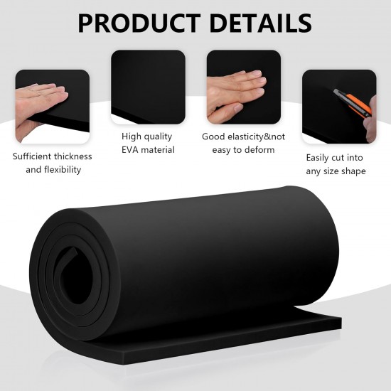 EVA Foam Rubber 70*100 CM thickness 15MM for crafts