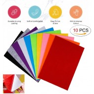 Felt self-adhesive A4 + A3 with Sticker 10 MIX Color fabric for crafts