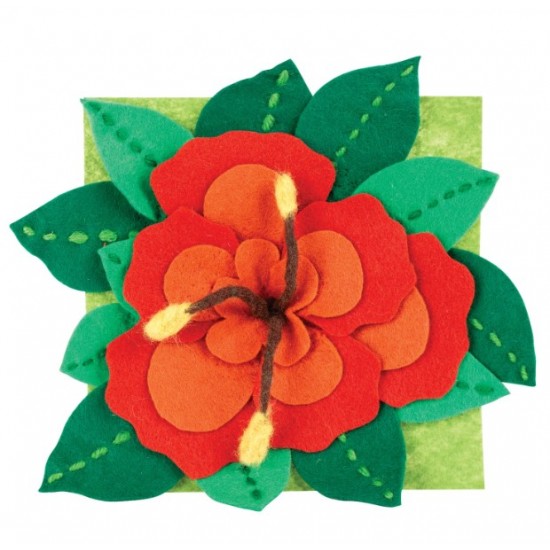 Felt self-adhesive A4 + A3 with Sticker 10 MIX Color fabric for crafts