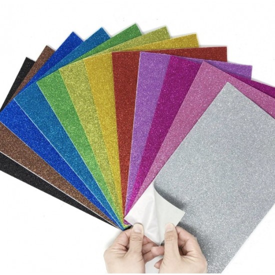 Glitter Rubber A4 + A3 with Sticker EVA Foam 10 MIX Color thickness 2MM for crafts