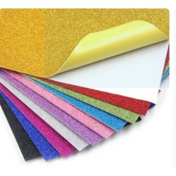 Glitter Rubber with sticker 50*70 EVA Foam thickness 2MM for crafts