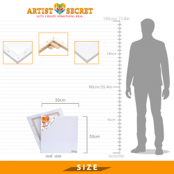 X Canvas 50*50 – 280G 100% COTTON