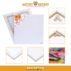 كانفس 10*10 - 280 جرام قطن 100%  XCanvas كانفس 10*10 - 280 جرام قطن 100%  XCanvas