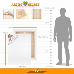 X Canvas 100*80 – 380G 100% COTTON