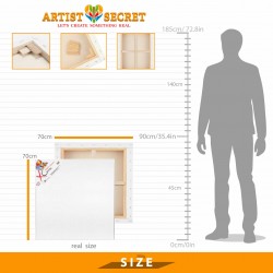 X Canvas 70*70 – 380G 100% COTTON