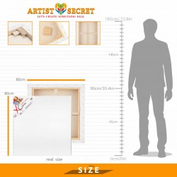 X Canvas 80*80 – 380G 100% COTTON