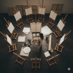 ستاندات ولوحات الكانفس