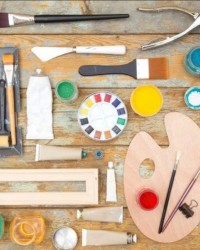 Brushes, Art Medium & Tools