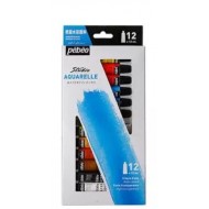 طقم الوان مائية من بيبيو الفرنسية 12 لون 12 ملي