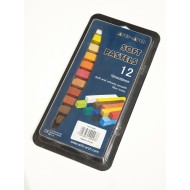 طقم 12 لون سوفس باستل سلسة جودة عالية تدرجات جلديه