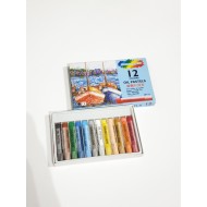 طقم 12 لون اويل باستل سلسة جودة عالية