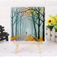 كنفس سادة 20×20 مع ستاند خشب