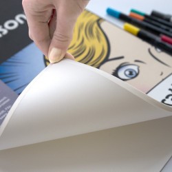 دفتر رسم  كانسون الستراشن بريستول ناعم 250 غم 12 ورقة دفتر رسم  كانسون الستراشن بريستول ناعم 250 غم 12 ورقة