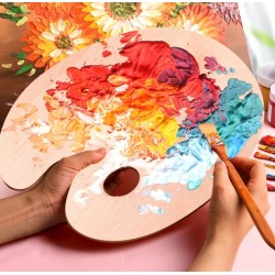 40*30 بلتة خشبية لخلط الألوان