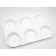 بلتة بلاستك 6 خانات  مقاس 27*18 سم