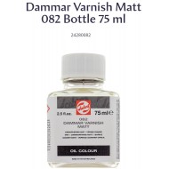 وسيط 082 دامار 75 ملي ورنيش حماية مطفئ لألوان الزيت والأكريليك رويال تالنس