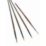 مجموعة ٤ فرش 00,0,2,4 للرتوش والخطوط الدقيقة من ديك الألمانية