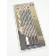 مجموعة 4 أقلام ألوان فحم تدرجات