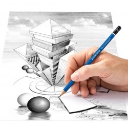 طقم 12 درجة رصاص للرسم والسكتش والجرافيك من ستدلر الألمانية