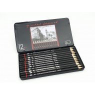 طقم 12 درجة رصاص للرسم والسكتش والجرافيك