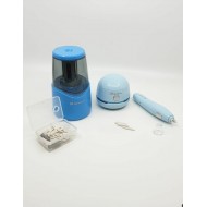 طقم ادوات الرسم السكتش براية ومساحة ومكنسة كهربائية