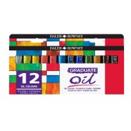 طقم ألوان زيت 10 لون × 38 ملي جريدويت من دالر راوني.