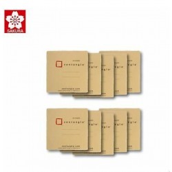 مجموعة 10 ورقات بيج زينتنجل مربعة 89*89 للرسم من ساكورا اليابانية